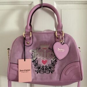 NWT Juicy Couture Fondant Pink Bowler Bag